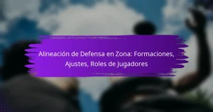 Alineación de Defensa en Zona: Formaciones, Ajustes, Roles de Jugadores