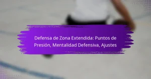 Defensa de Zona Extendida: Puntos de Presión, Mentalidad Defensiva, Ajustes